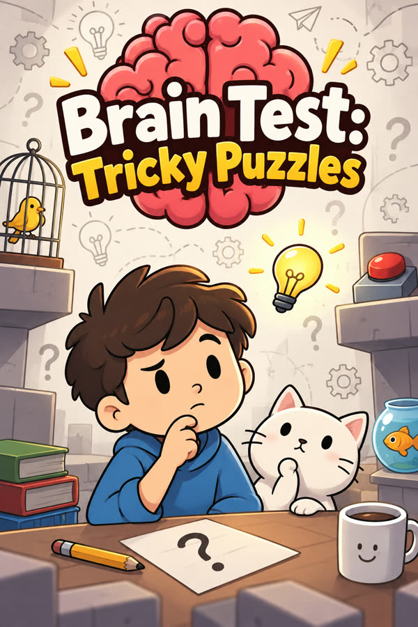 Brain Test: Tricky Puzzles cover